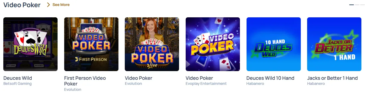 spindog casino video poker